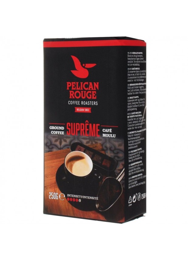 SUPREME PELICAN ROUGE, 60% АРАБИКА, МОЛОТЫЙ КОФЕ 250 грамм 